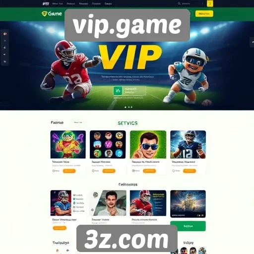 Novo layout do site vip.game atrai jogadores